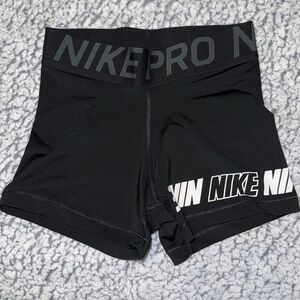 Nike pro dri fit black shorts